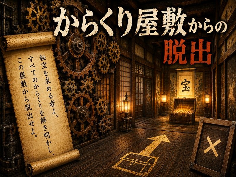 カラクリ屋敷からの脱出、完成！